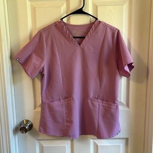 Figs scrub top-Lilac/light purple